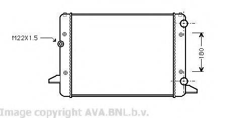 AVA QUALITY COOLING VWA2120 Радіатор, охолодження двигуна