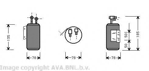 AVA QUALITY COOLING VWD169 Осушувач, кондиціонер