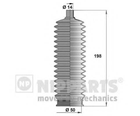 NIPPARTS J2840502 Комплект пильника, рульове керування