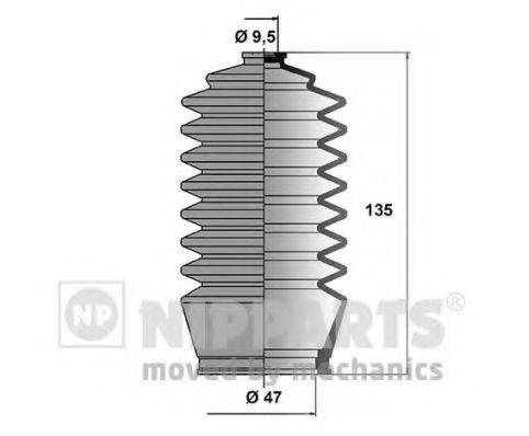 NIPPARTS J2842002 Комплект пильника, рульове керування