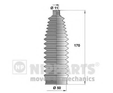 NIPPARTS J2842016 Комплект пильника, рульове керування