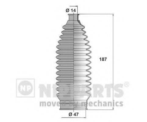 NIPPARTS J2843011 Комплект пильника, рульове керування