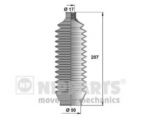 NIPPARTS J2845008 Комплект пильника, рульове керування