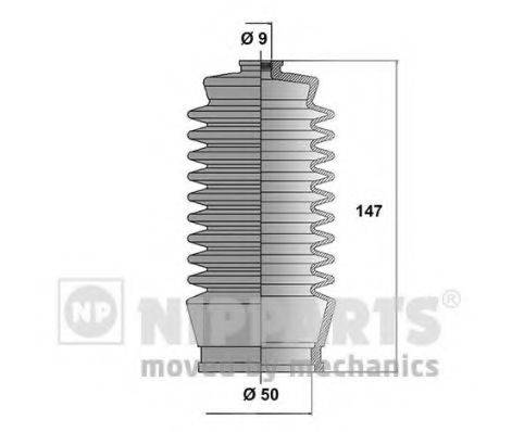 NIPPARTS J2852003 Комплект пильника, рульове керування