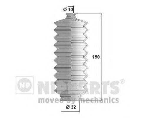 NIPPARTS J2856000 Комплект пильника, рульове керування