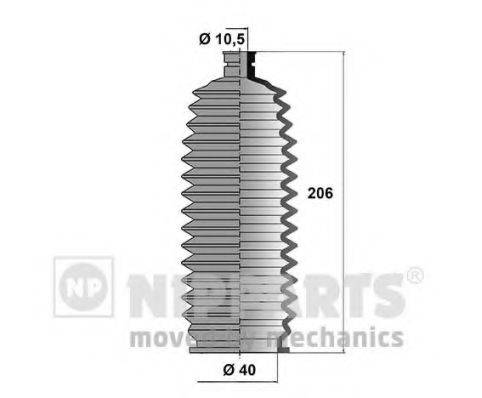 NIPPARTS J2856003 Комплект пильника, рульове керування