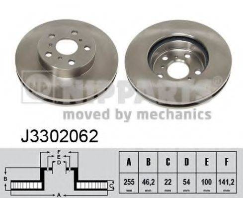 NIPPARTS J3302062 гальмівний диск