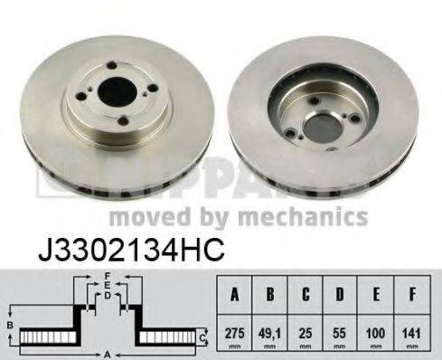 NIPPARTS J3302134HC гальмівний диск