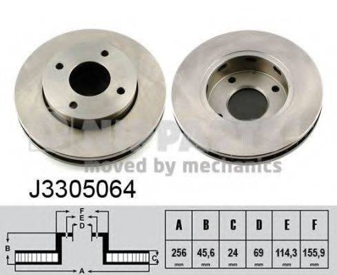 NIPPARTS J3305064 гальмівний диск