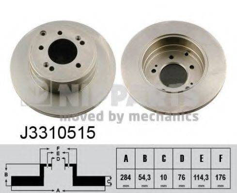 NIPPARTS J3310515 гальмівний диск