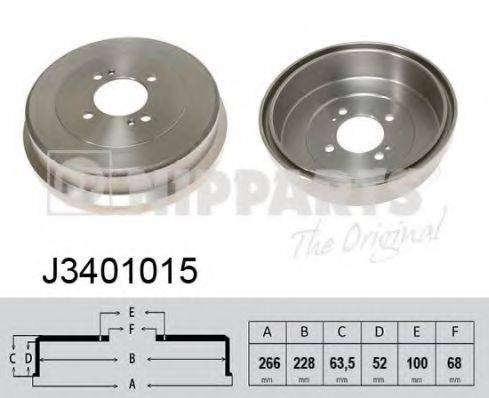 NIPPARTS J3401015 Гальмівний барабан