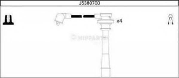 NIPPARTS J5380700 Комплект дротів запалювання