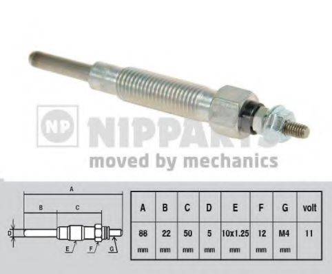 NIPPARTS J5711009 Свічка розжарювання