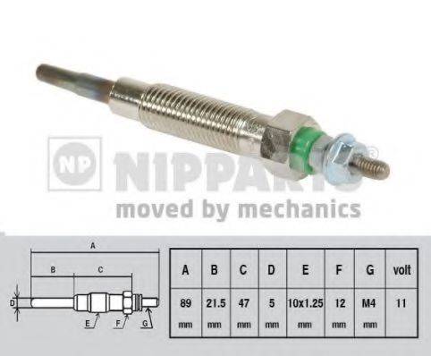 NIPPARTS J5715005 Свічка розжарювання