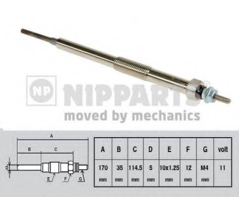 NIPPARTS J5715010 Свічка розжарювання