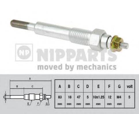 NIPPARTS J5719004 Свічка розжарювання