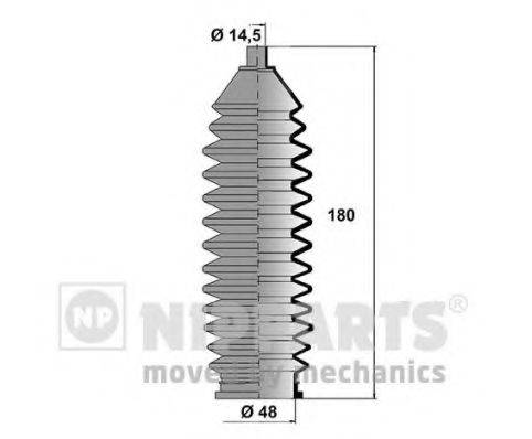 NIPPARTS N2841021 Комплект пильника, рульове керування