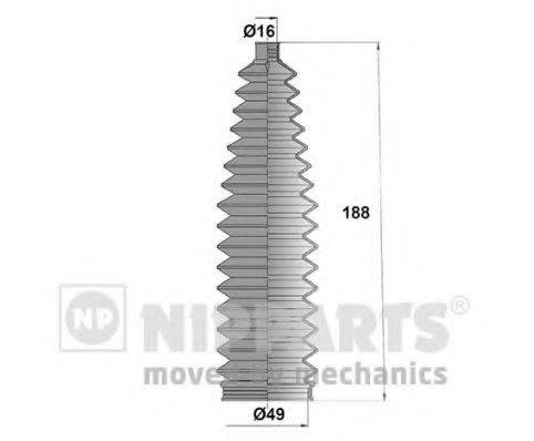 NIPPARTS N2842047 Комплект пильника, рульове керування