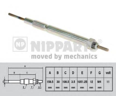 NIPPARTS N5713012 Свічка розжарювання