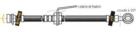 MGA F5227 Гальмівний шланг