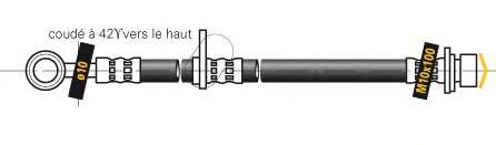 MGA F6454 Гальмівний шланг