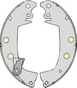 MGA M519 Комплект гальмівних колодок