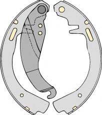 MGA K576562 Комплект гальм, барабанний гальмівний механізм