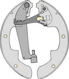 MGA K605725 Комплект гальм, барабанний гальмівний механізм