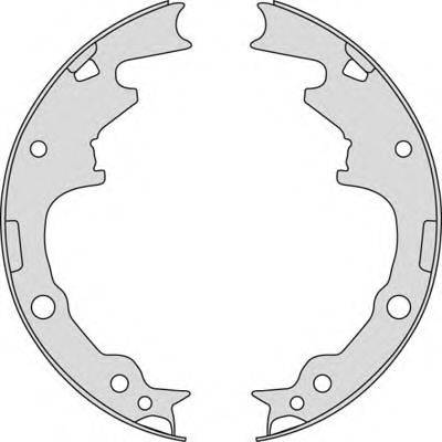 MGA M798 Комплект гальмівних колодок