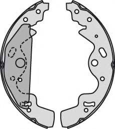 MGA M824 Комплект гальмівних колодок