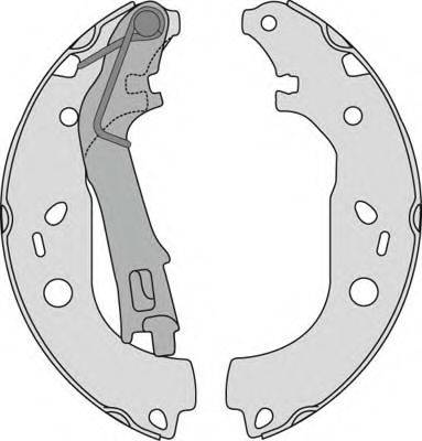 MGA M843 Комплект гальмівних колодок