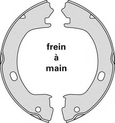 MGA M856 Комплект гальмівних колодок, стоянкова гальмівна система