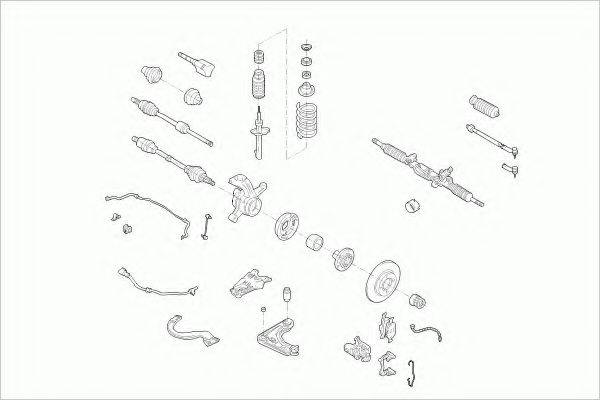 ZF PARTS FORDKAFZ004 Рульове управління; Підвіска колеса