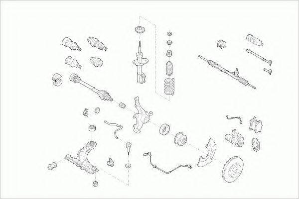 ZF PARTS VWPASSAFZ010 Рульове управління; Підвіска колеса