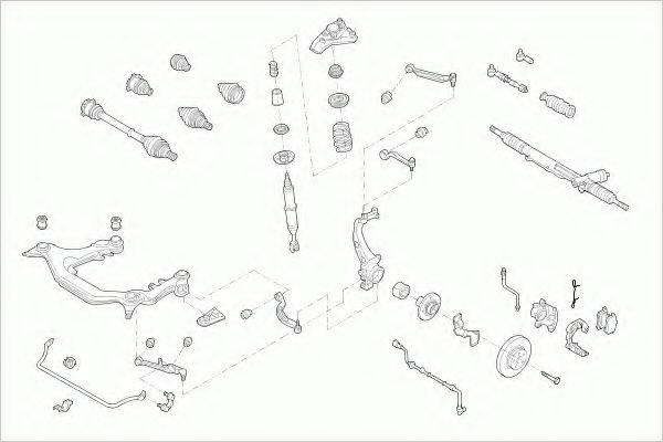 ZF PARTS VWPASSAFZ029 Рульове управління; Підвіска колеса