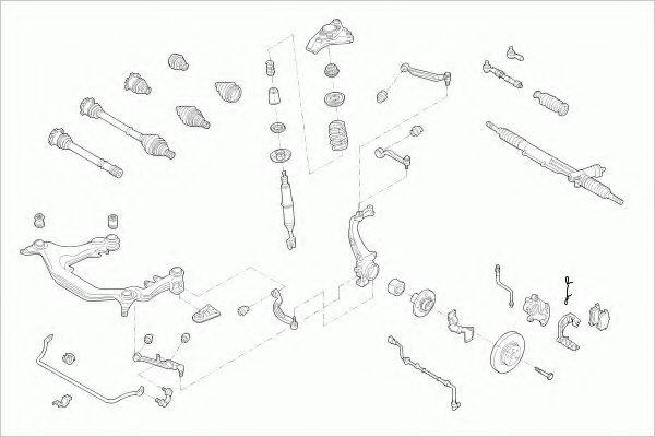 ZF PARTS VWPASSAFZ030 Рульове управління; Підвіска колеса