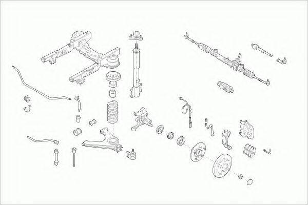 ZF PARTS FORDTRANSFZ005 Рульове управління; Підвіска колеса