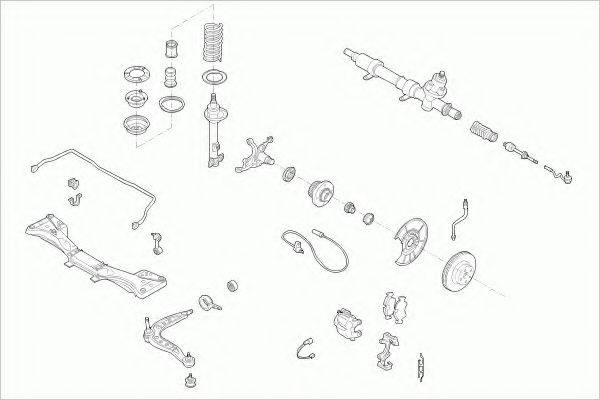 ZF PARTS BMW3COUFZ001 Рульове управління; Підвіска колеса