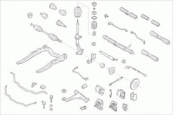 ZF PARTS OPELVECTRFZ010 Рульове управління; Підвіска колеса