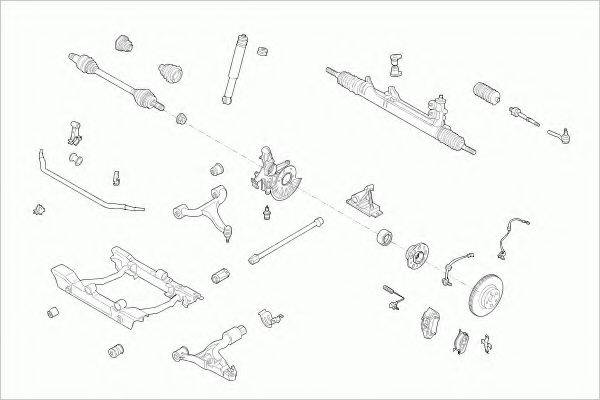 ZF PARTS MERCEMKLAFZ001 Рульове управління; Підвіска колеса