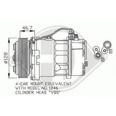 DIEDERICHS 7227000 Компресор, кондиціонер