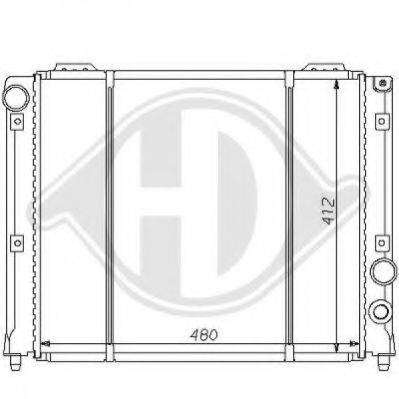 DIEDERICHS 8100118 Радіатор, охолодження двигуна