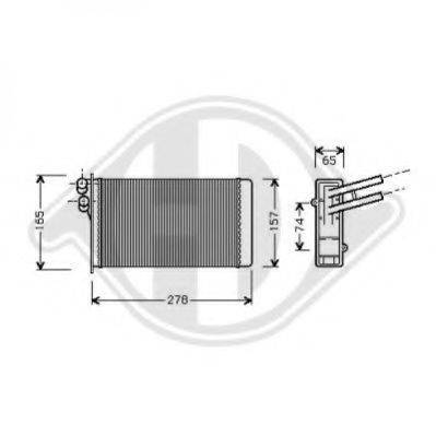 DIEDERICHS 8101415 Бачок, радіатор