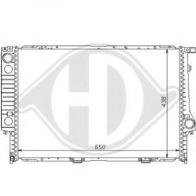 DIEDERICHS 8102104 Радіатор, охолодження двигуна