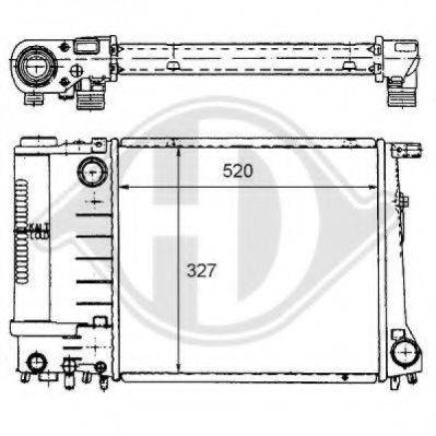 DIEDERICHS 8102169 Радіатор, охолодження двигуна