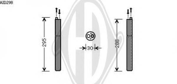 DIEDERICHS 8104509 Осушувач, кондиціонер