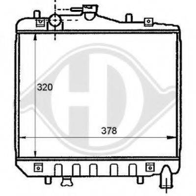 DIEDERICHS 8115100 Радіатор, охолодження двигуна