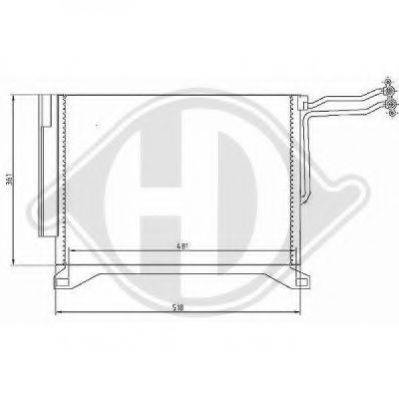 DIEDERICHS 8120500 Конденсатор, кондиціонер