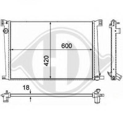 DIEDERICHS 8120507 Радіатор, охолодження двигуна