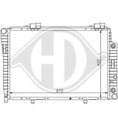 DIEDERICHS 8121147 Радіатор, охолодження двигуна